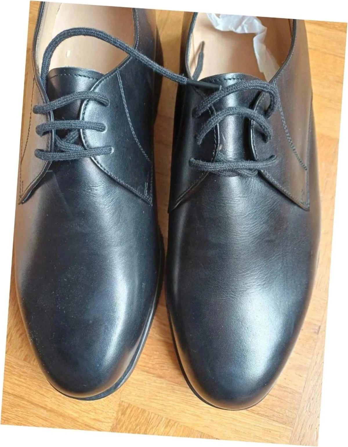 Chaussures de ville homme cuir noir Meermin T44 neuves avec boîte – photo 3